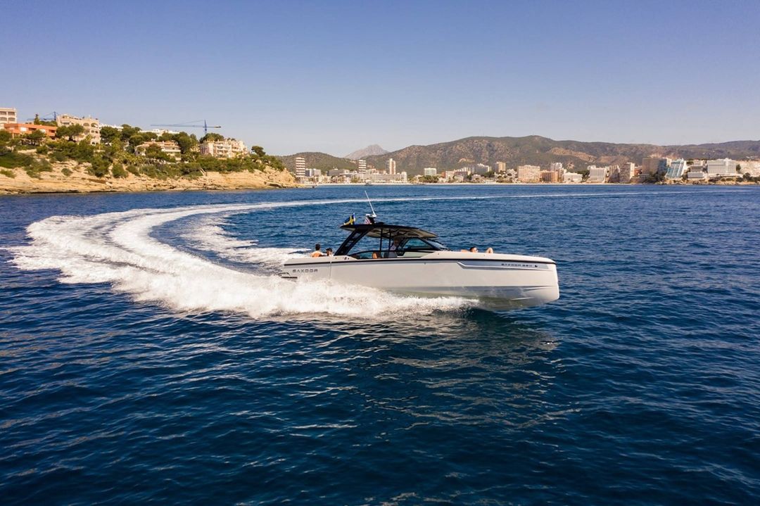 A boat off the Mediterranean coast